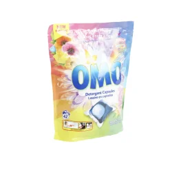 Lessive capsule OMO fleur de rose 42 pods < Gifi Discount