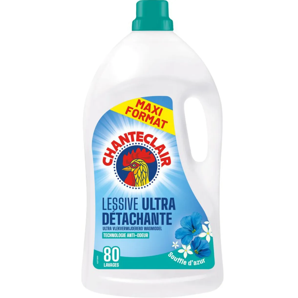 Lessive liquide Chanteclair 80 lavages Souffle d'Azur 3,6L < Gifi Hot