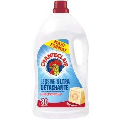 Lessive liquide Chanteclair savon de Marseille 80 lavages 3,6L < Gifi Online