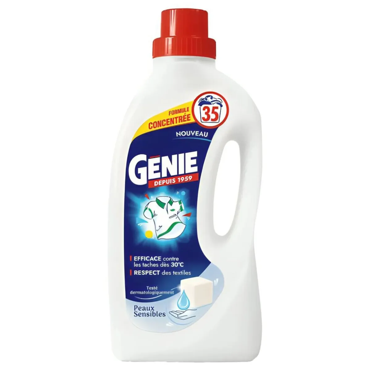 Lessive liquide Génie 35 lavages 1,4L < Gifi Clearance