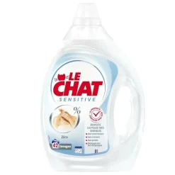 Lessive liquide Le Chat Sensitive peaux très sensibles 42 lavages 1,8L