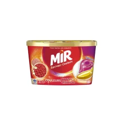 Lessive liquide Pods Mir raviveur de couleur 270g - 20 lavages