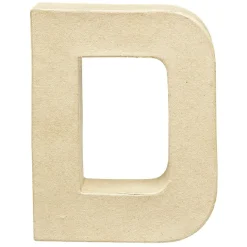 Lettre D à décorer en papier maché < Gifi Sale