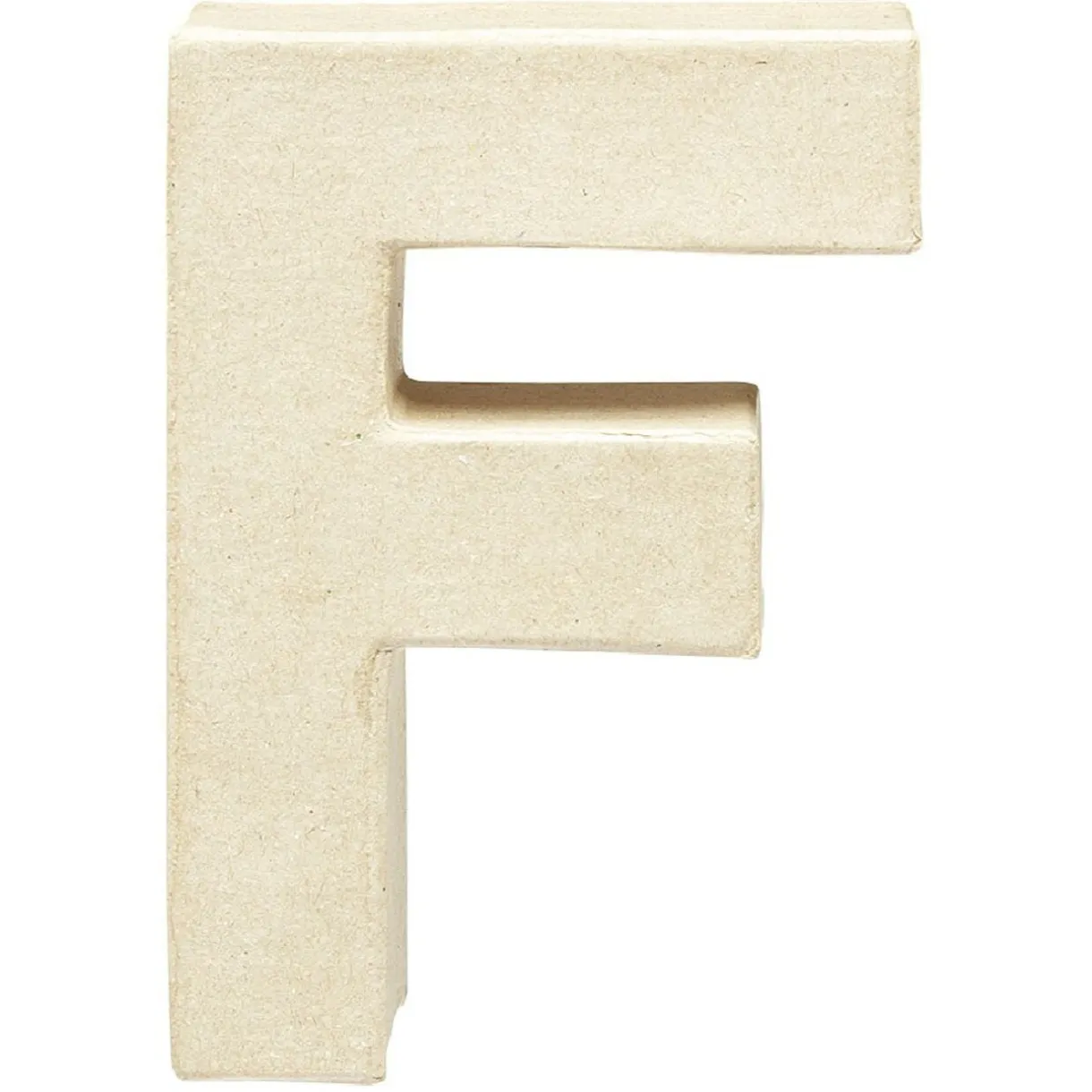 Lettre F à décorer en papier maché < Gifi Hot