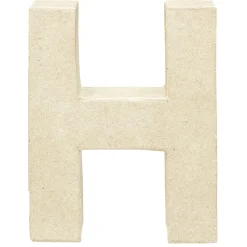 Lettre H à décorer en papier maché < Gifi Outlet
