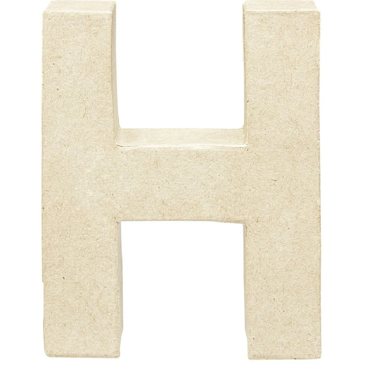 Lettre H à décorer en papier maché < Gifi Outlet