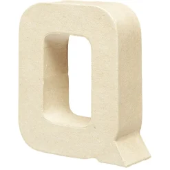Lettre Q à décorer en papier maché < Gifi Sale