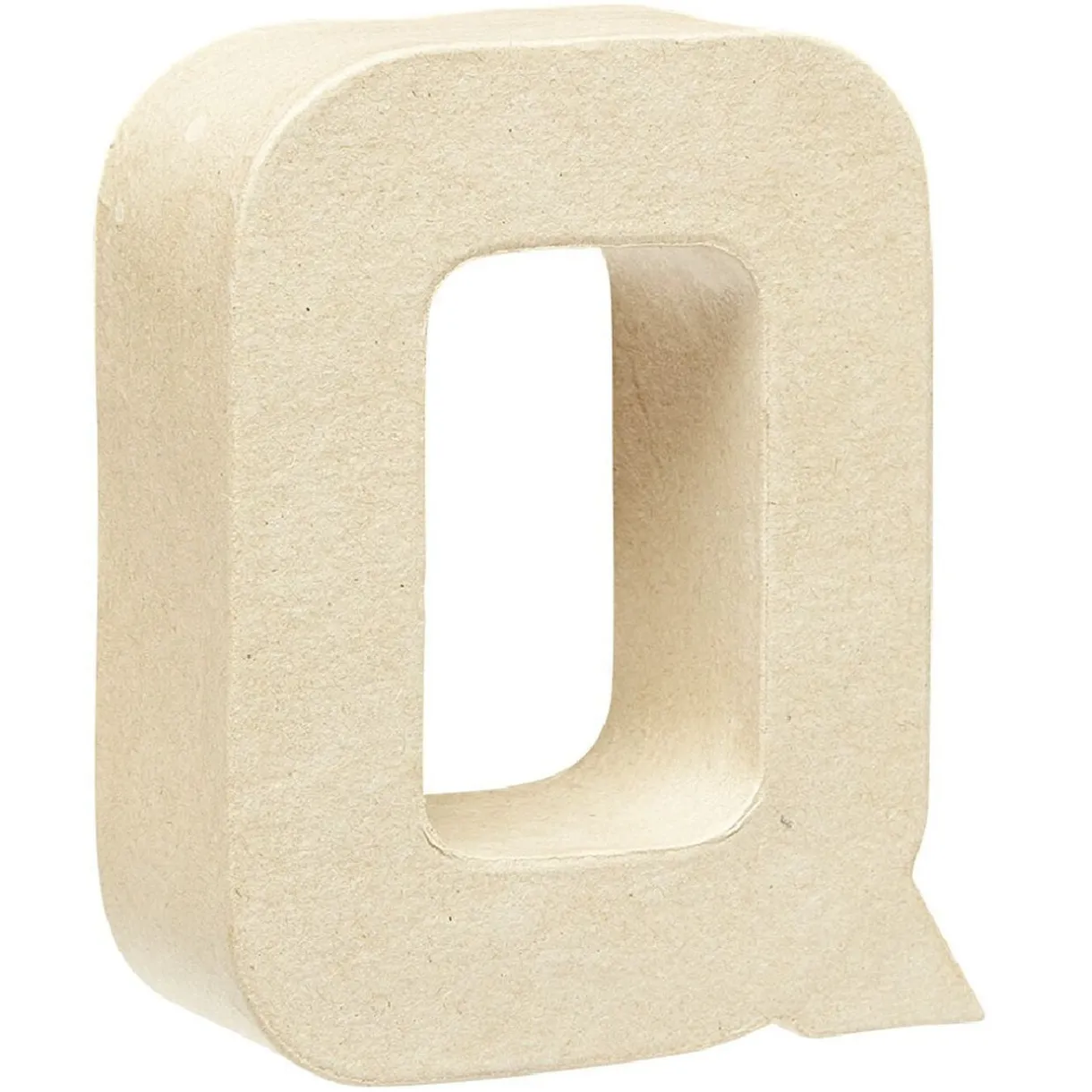 Lettre Q à décorer en papier maché < Gifi Sale