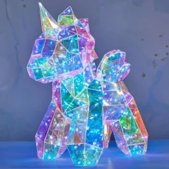Licorne holographique lumineux 150LED