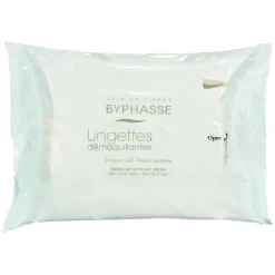 Lingette démaquillante Byphasse peaux sensibles x20