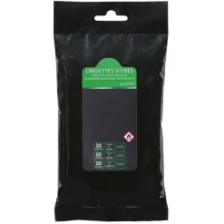 Lingette nettoyante pour vitres auto x20 < Gifi Online