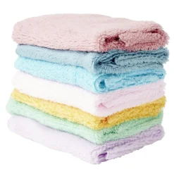 Lingette nettoyante visage x7 lavable et réutilisable microfibre douce 22,5x22,5cm < Gifi Sale