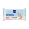 Lingettes bébé Nivea x57 nettoyantes hydratantes