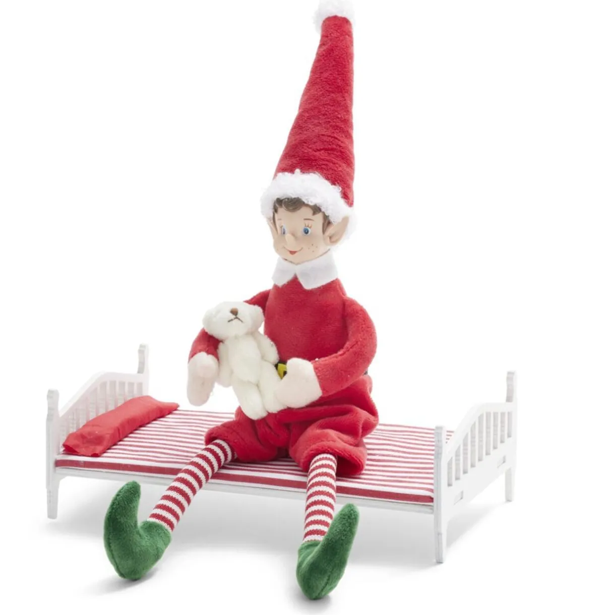 Lit et ours en peluche pour lutin farceur L22x12x7,5cm < Gifi Online