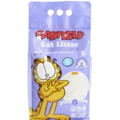 Litière naturelle pour chat Garfield senteur lavande bentonite 5kg < Gifi New