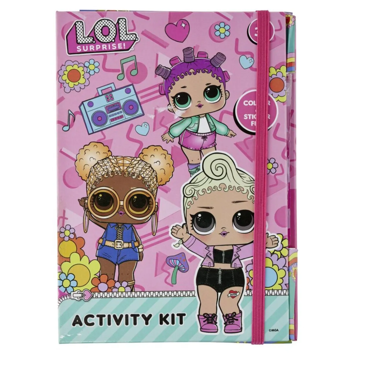 Livre activité autocollant coloriage