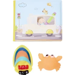 Livre de bain avec 2 jouets plastique (2 modèles) < Gifi New