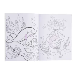Livre de de coloriage 16 pages + 4 stickers inclus