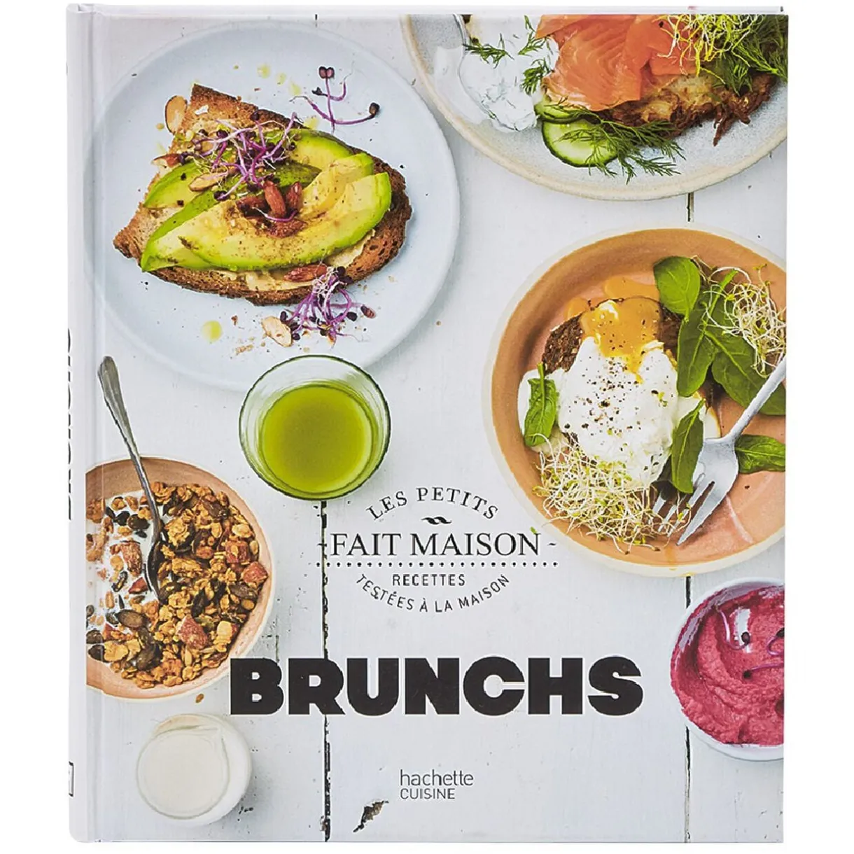 Livre de recette Brunch fait maison Hachette Cuisine Coralie Ferreira < Gifi Outlet