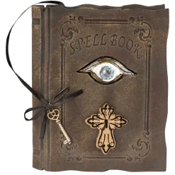 Livre de sort Halloween sonore et lumineux avec clé