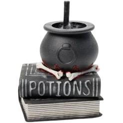 Livre potions chaudron de sorcière sonore et animé plastique noir 20x17xH28cm < Gifi Outlet
