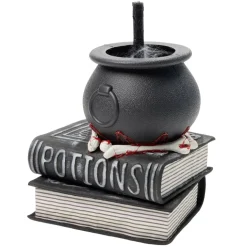 Livre potions chaudron de sorcière sonore et animé plastique noir 20x17xH28cm < Gifi Outlet