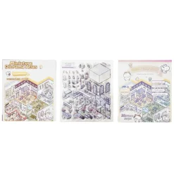 Livre stickers 3D paysage miniature 16 pages 13x15cm (4 modèles) < Gifi