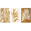 Lot de 3 affiches papier beige et orange 10x15cm < Gifi Best
