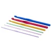 Lot de 6 aiguilles à crochet Ø3 à 10mm aluminium multicolore
