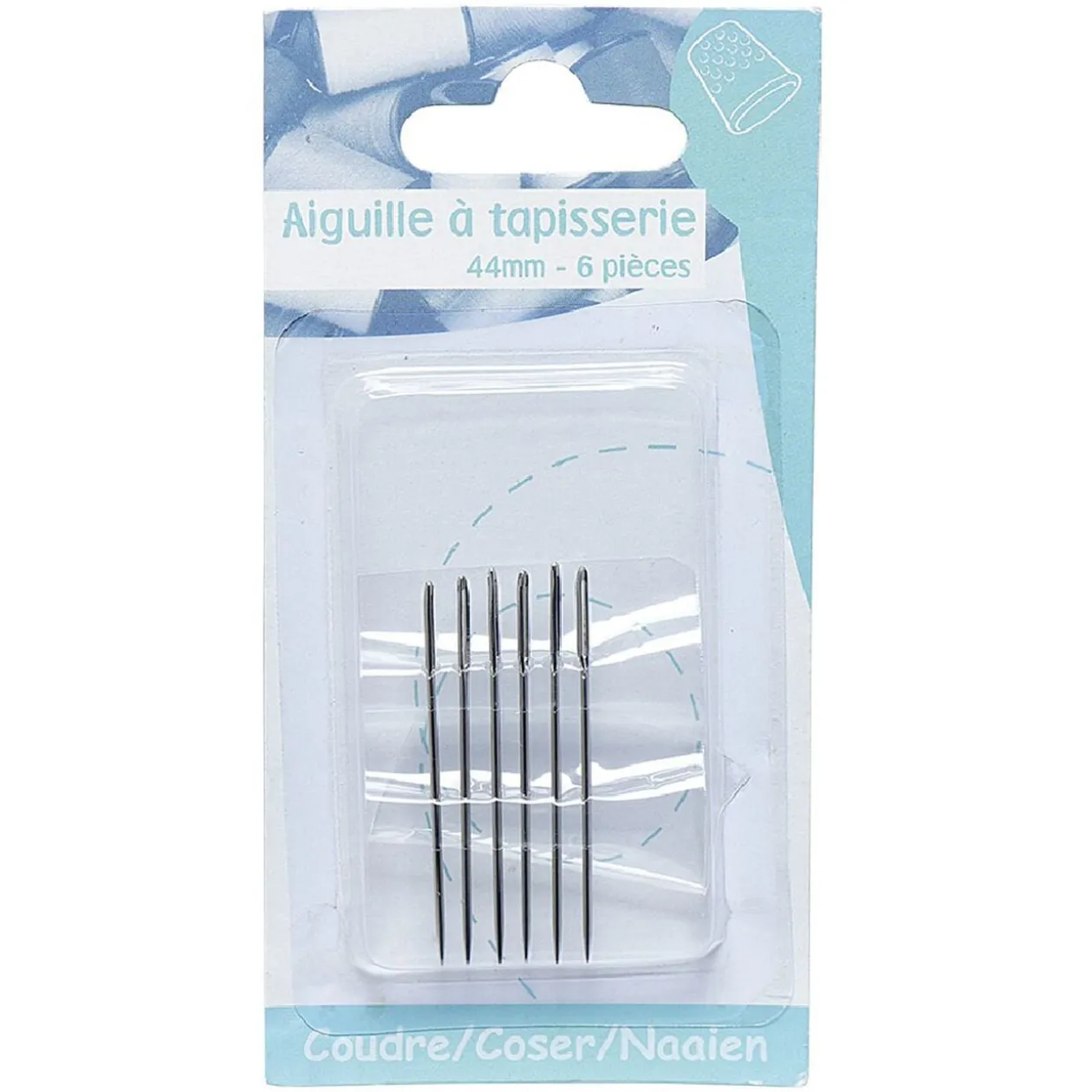 Lot de 6 aiguilles à tapisserie