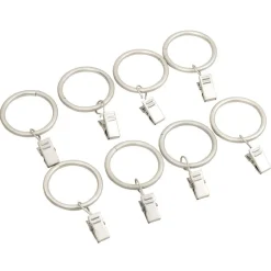 Lot de 8 anneaux à pince pour rideau < Gifi Sale