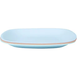 Lot de 3 assiettes colorées en plastique rigide