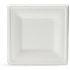 Lot de 12 assiettes à dessert carrées en canne à sucre < Gifi Sale