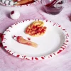 Lot de 8 assiettes en carton Ø23cm design sang Halloween