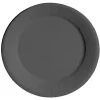 Lot de 10 assiettes en carton noir Ø18 cm