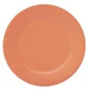 Lot de 10 assiettes en carton orange Ø18cm