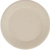 Lot de 10 assiettes en carton uni lin Ø23 cm