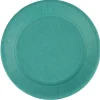 Lot de 10 assiettes en carton vert émeraude Ø23 cm