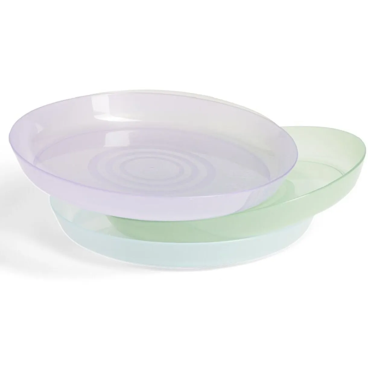 Lot de 4 assiettes enfant plastique coloré Ø18,5cm < Gifi Discount