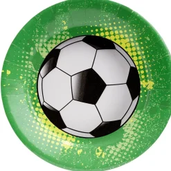 Lot de 10 assiettes jetables design Football < Gifi Outlet