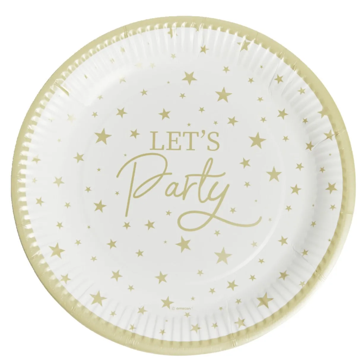 Lot de 8 assiettes Let's Party carton Ø23cm < Gifi Best
