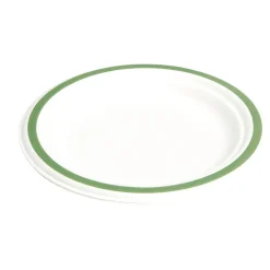Lot de 20 assiettes plates fibre canne à sucre Ø18cm < Gifi Outlet