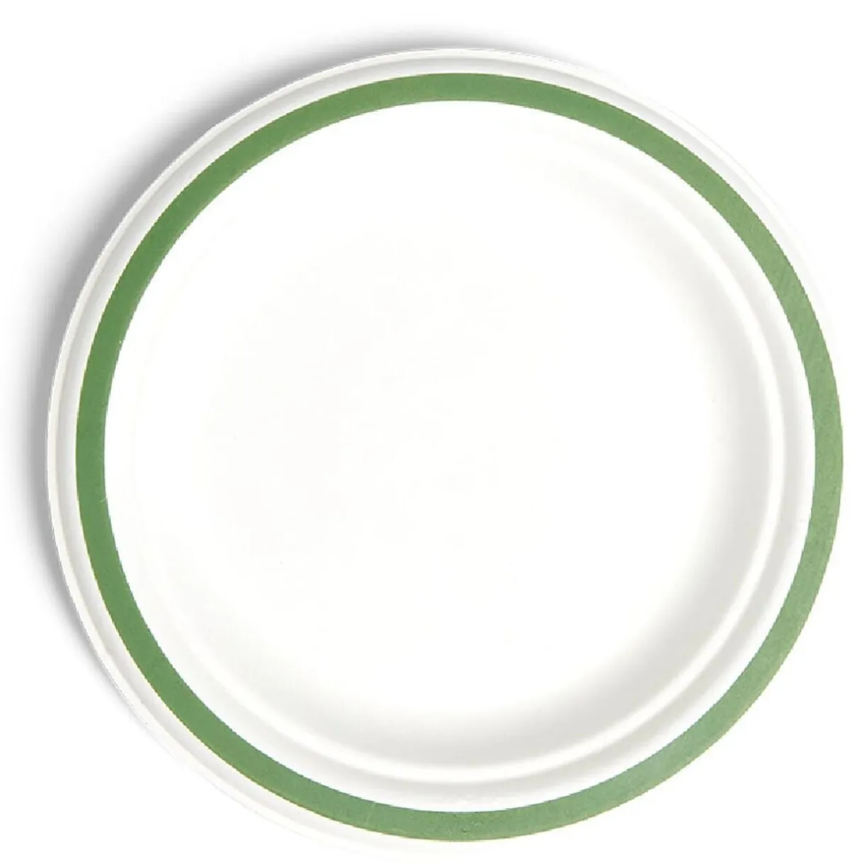 Lot de 20 assiettes plates fibre canne à sucre Ø18cm < Gifi Outlet