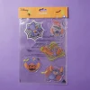 Lot de 5 autocollants Halloween Disney Stitch en gel