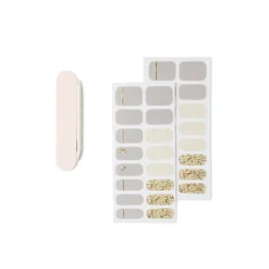 Lot de 24 autocollants vernis à ongles imprimés 6 coloris < Gifi