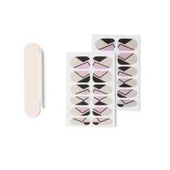 Lot de 24 autocollants vernis à ongles imprimés 5 coloris < Gifi