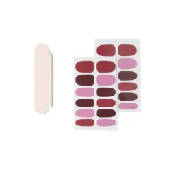 Lot de 24 autocollants vernis à ongles imprimés 5 coloris < Gifi