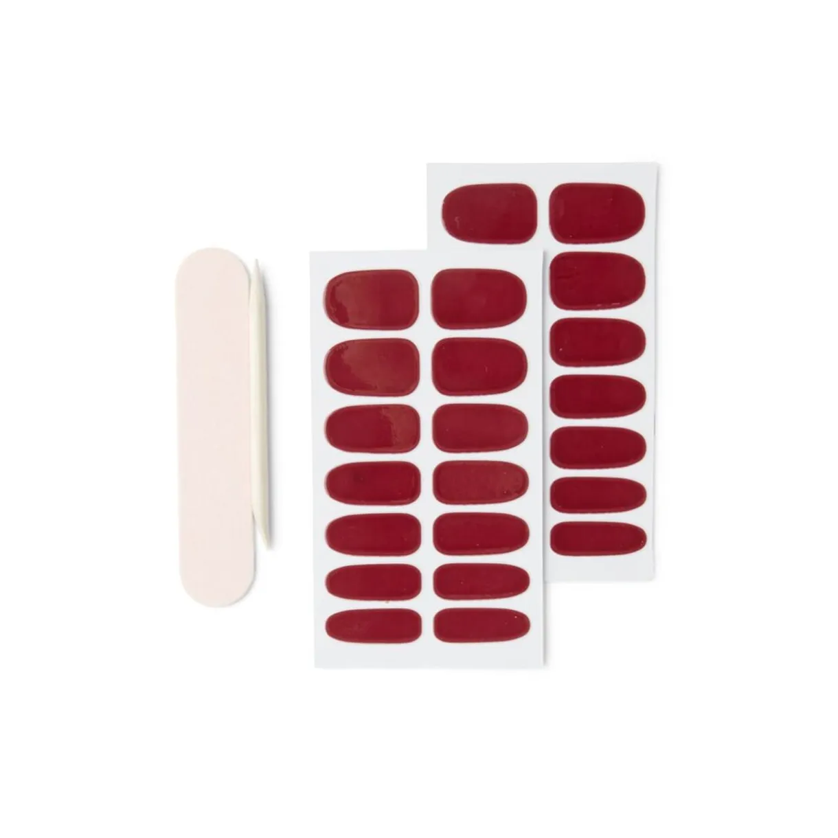 Lot de 24 autocollants vernis à ongles unis 6 coloris < Gifi Hot