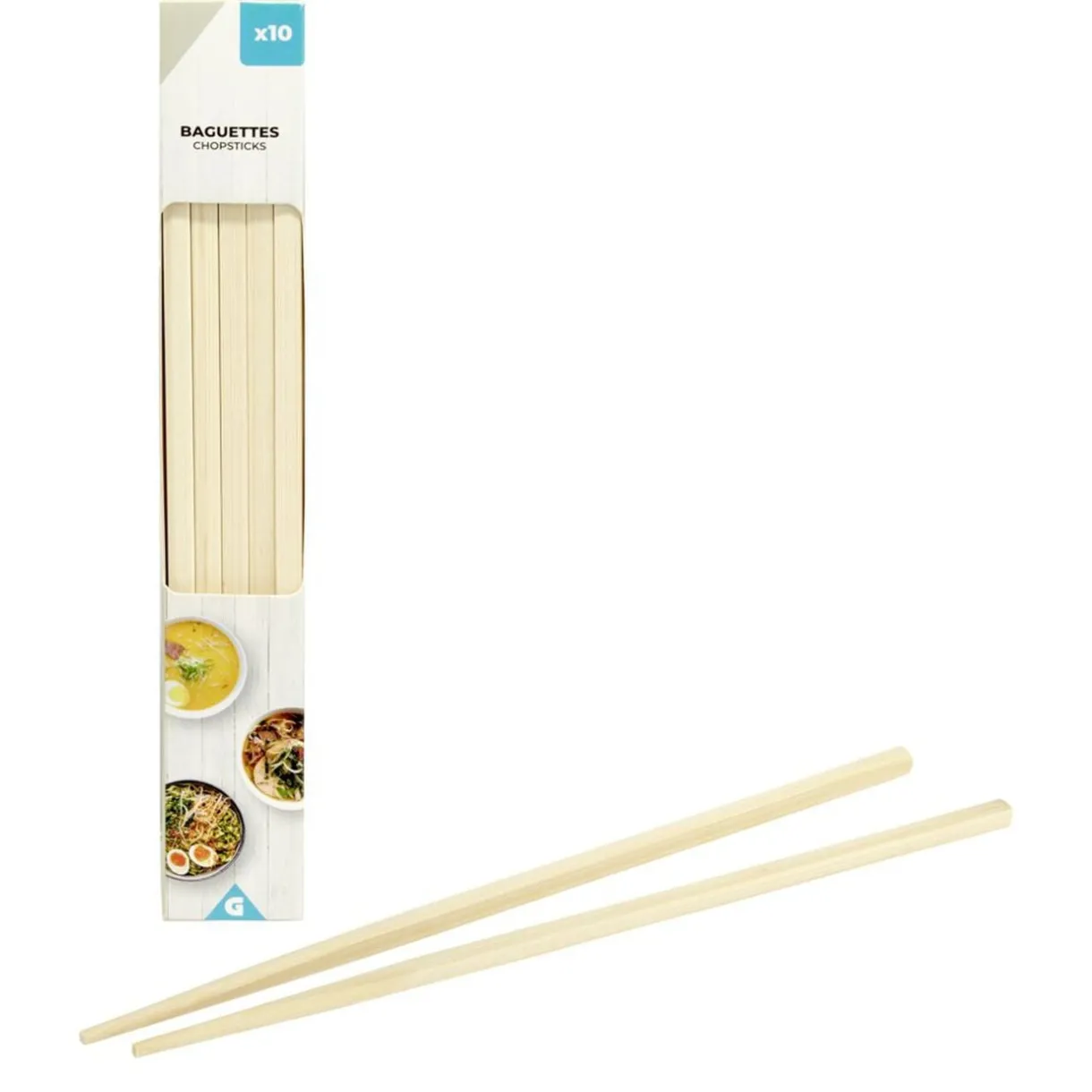 Lot de 10 baguettes en bambou L22,5cm < Gifi Sale