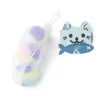 Lot de 3 balles pour chat en plastique multicolore Ø4cm